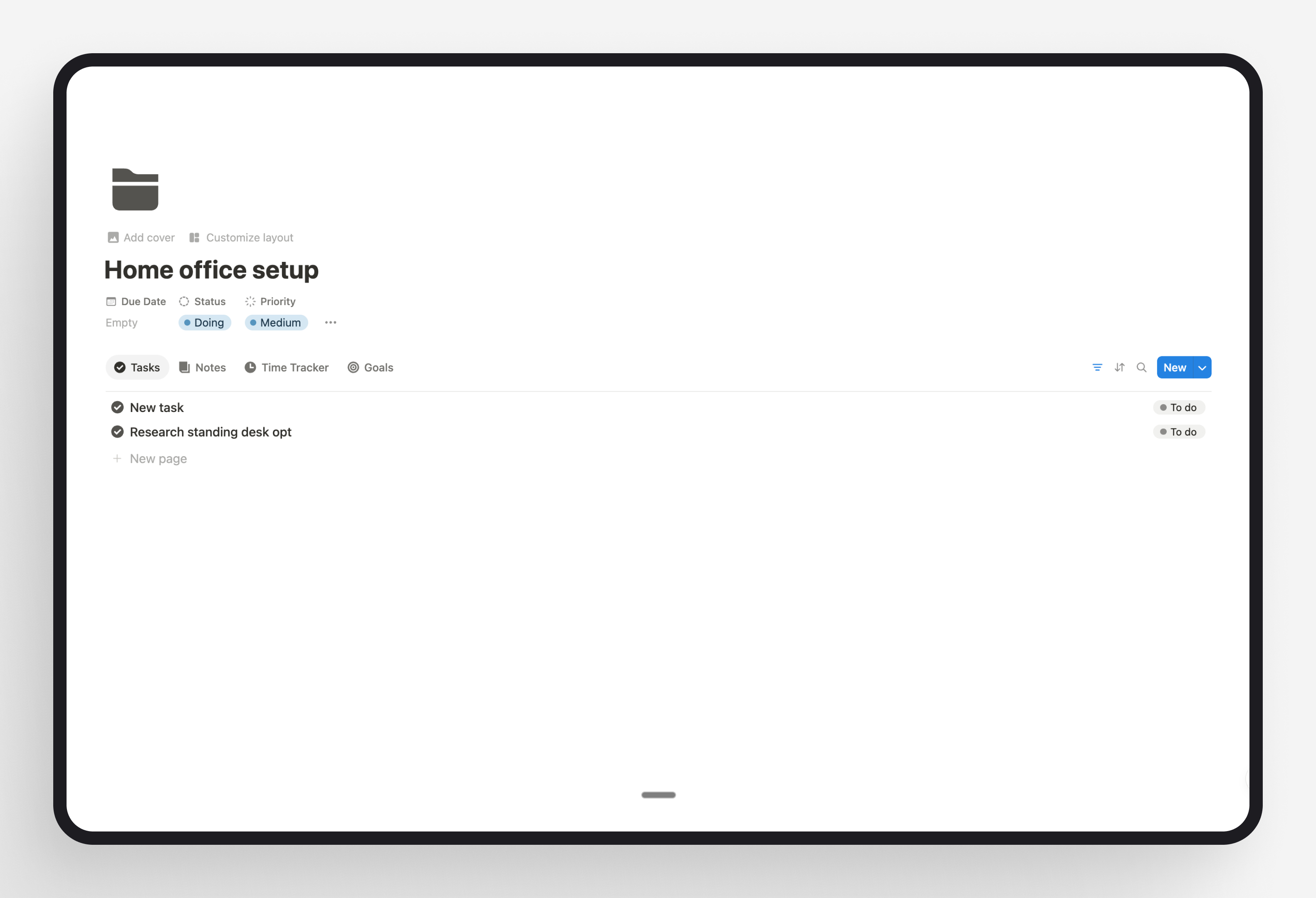 LifeHub Tasks List